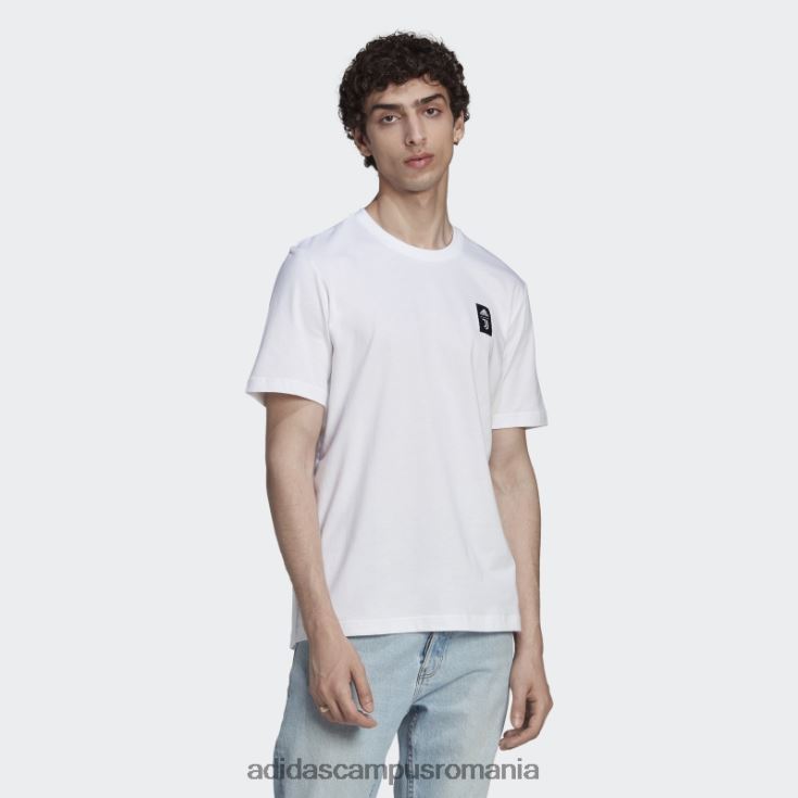 adidas campus romania tricou cu grafic juventus alb bărbați alb J266N214351