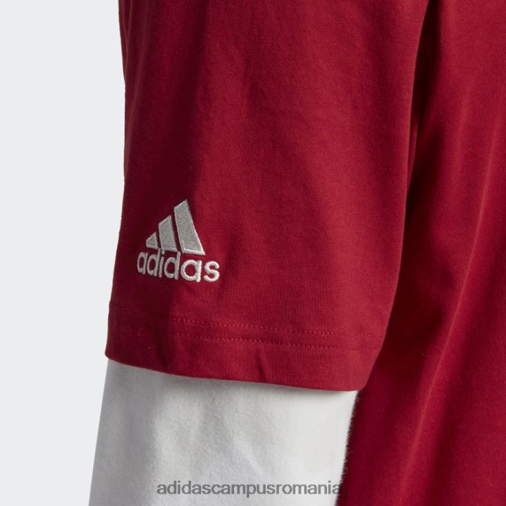 adidas campus romania tricou cu grafic maroon FIFA World Cup 2022 bărbați maro J266N27132