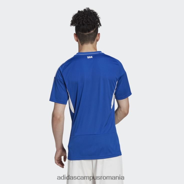 adidas campus romania tricou de acasă albastru regal fc schalke 04 22/23 bărbați albastru regal/alb J266N214200