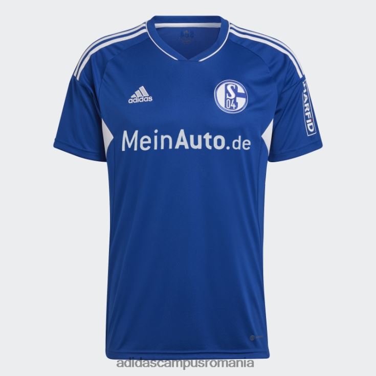 adidas campus romania tricou de acasă albastru regal fc schalke 04 22/23 bărbați albastru regal/alb J266N214200