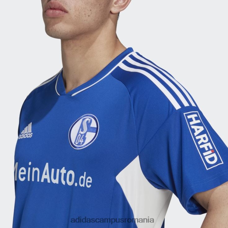 adidas campus romania tricou de acasă albastru regal fc schalke 04 22/23 bărbați albastru regal/alb J266N214200