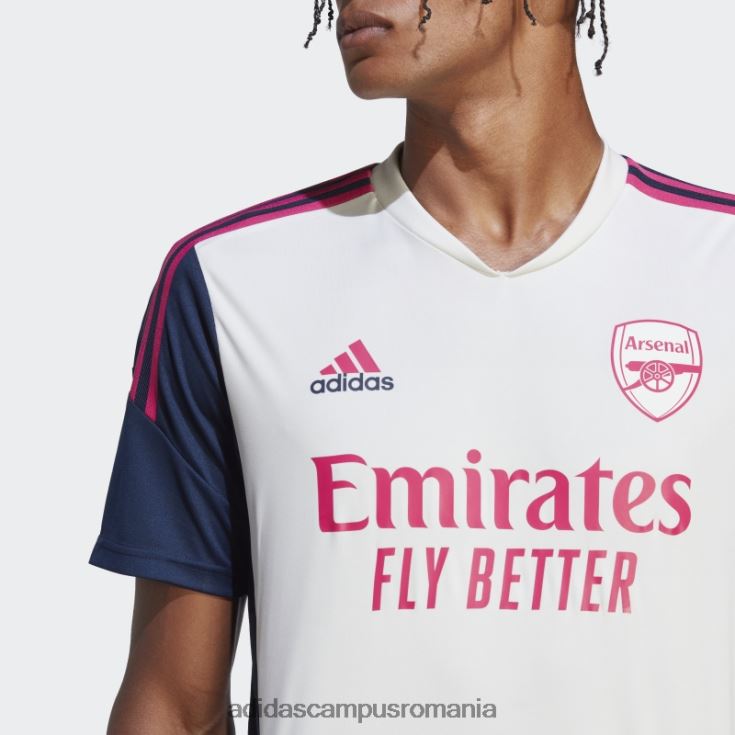 adidas campus romania tricou de antrenament alb arsenal condivo 22 adidas bărbați alb/marinier J266N25499