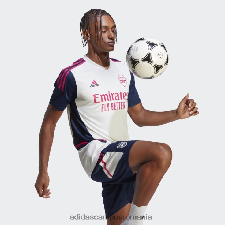 adidas campus romania tricou de antrenament alb arsenal condivo 22 bărbați alb/marinier J266N21096