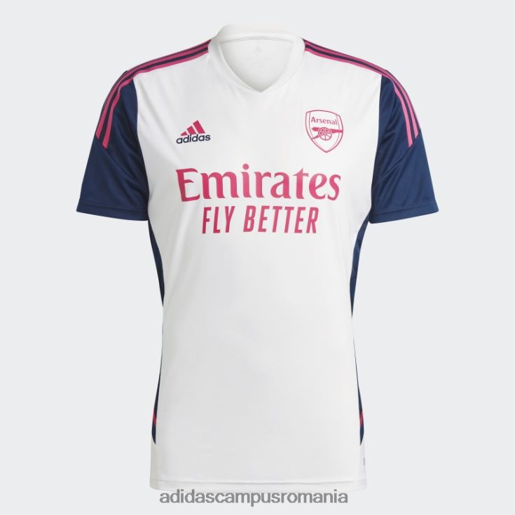 adidas campus romania tricou de antrenament alb arsenal condivo 22 bărbați alb/marinier J266N21096