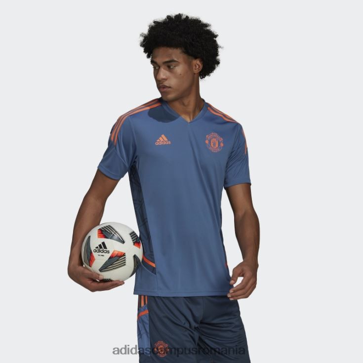 adidas campus romania tricou de antrenament albastru manchester united condivo 22 adidas bărbați albastru J266N27539
