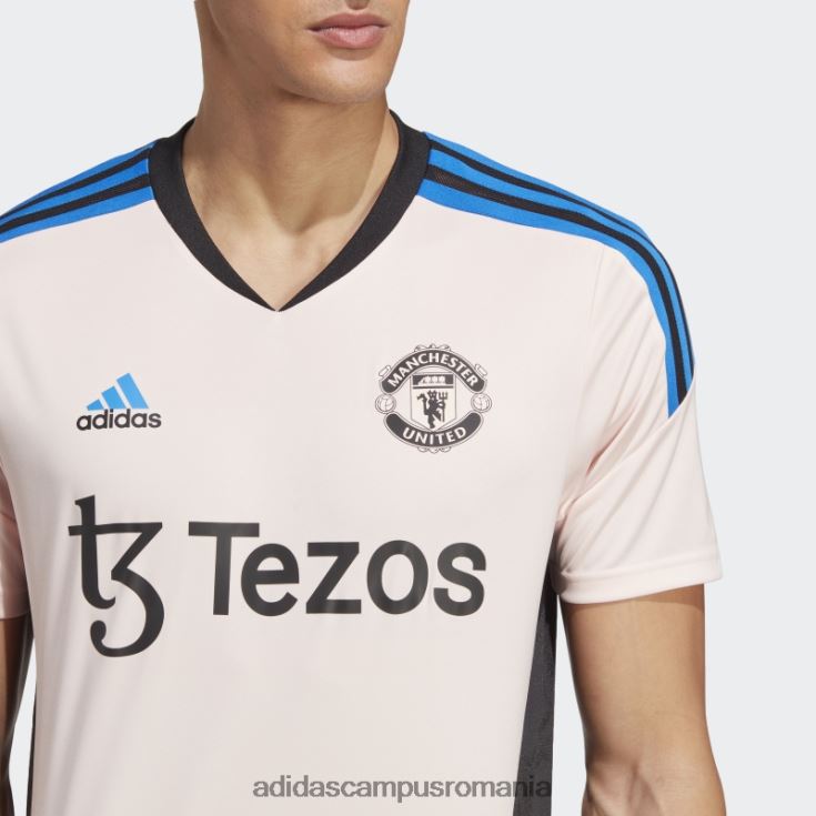 adidas campus romania tricou de antrenament manchester united condivo 22 roz gheață bărbați roz ca gheață J266N25816
