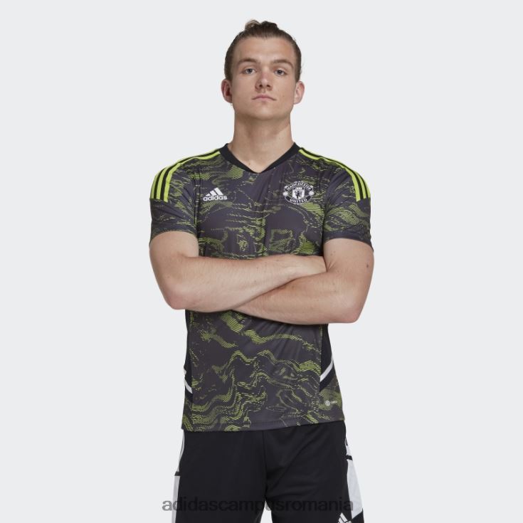 adidas campus romania tricou de antrenament slime manchester united condivo 22 bărbați slime/negru J266N213690