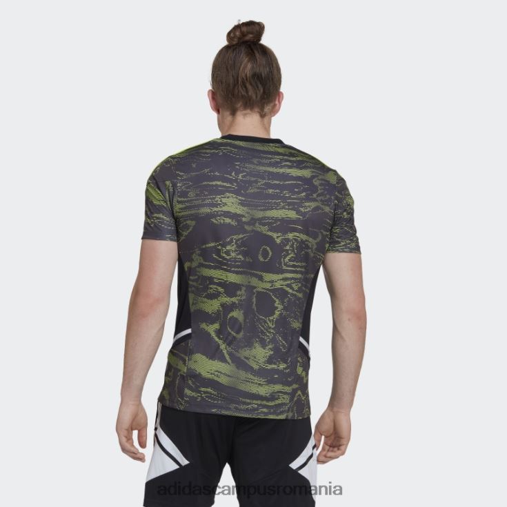 adidas campus romania tricou de antrenament slime manchester united condivo 22 bărbați slime/negru J266N213690