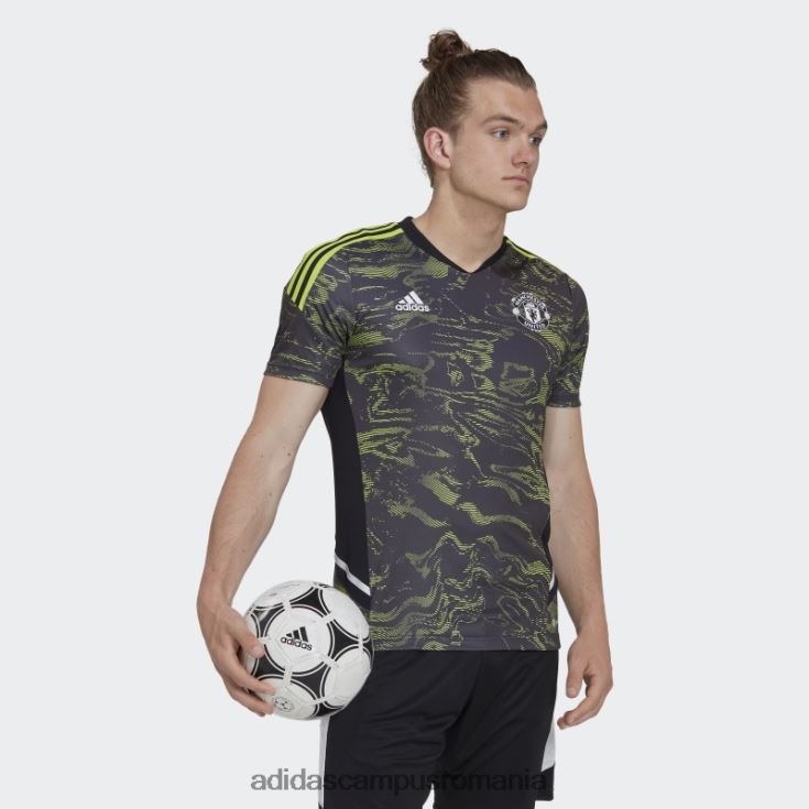 adidas campus romania tricou de antrenament slime manchester united condivo 22 bărbați slime/negru J266N213690