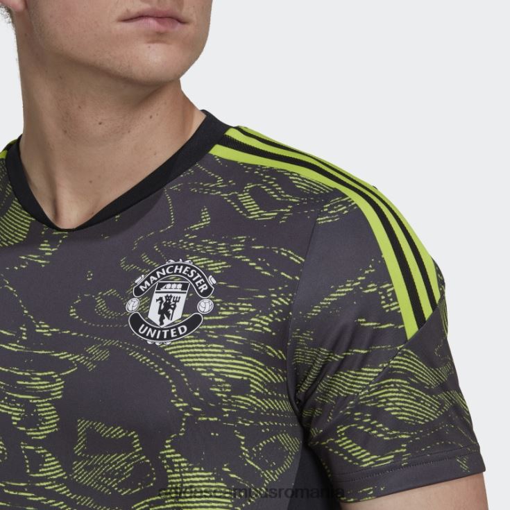 adidas campus romania tricou de antrenament slime manchester united condivo 22 bărbați slime/negru J266N213690