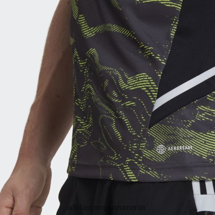 adidas campus romania tricou de antrenament slime manchester united condivo 22 bărbați slime/negru J266N213690
