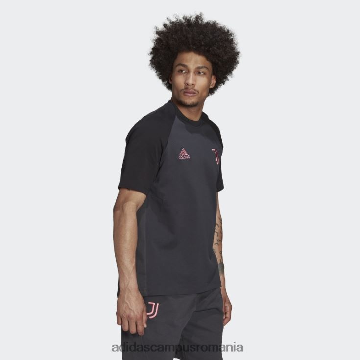 adidas campus romania tricou de călătorie juventus carbon adidas bărbați carbon/negru J266N214292