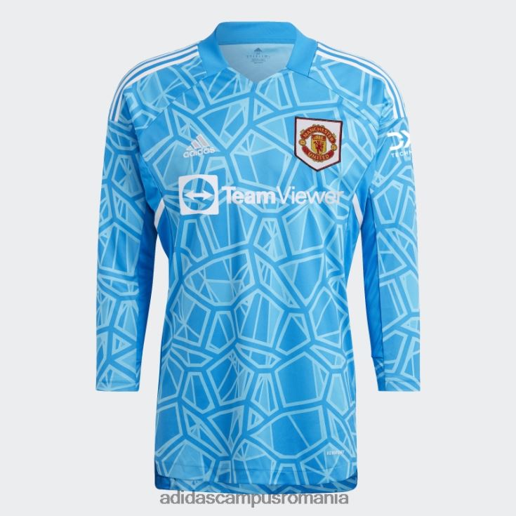 adidas campus romania tricou de portar de acasă, de la blue rush, Manchester United 22/23 bărbați papură albastră J266N213456
