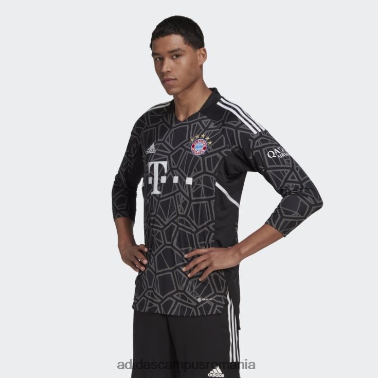 adidas campus romania tricou de portar fc bayern 22/23 negru adidas bărbați negru/gri închis J266N214310