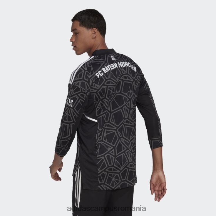 adidas campus romania tricou de portar fc bayern 22/23 negru adidas bărbați negru/gri închis J266N214310