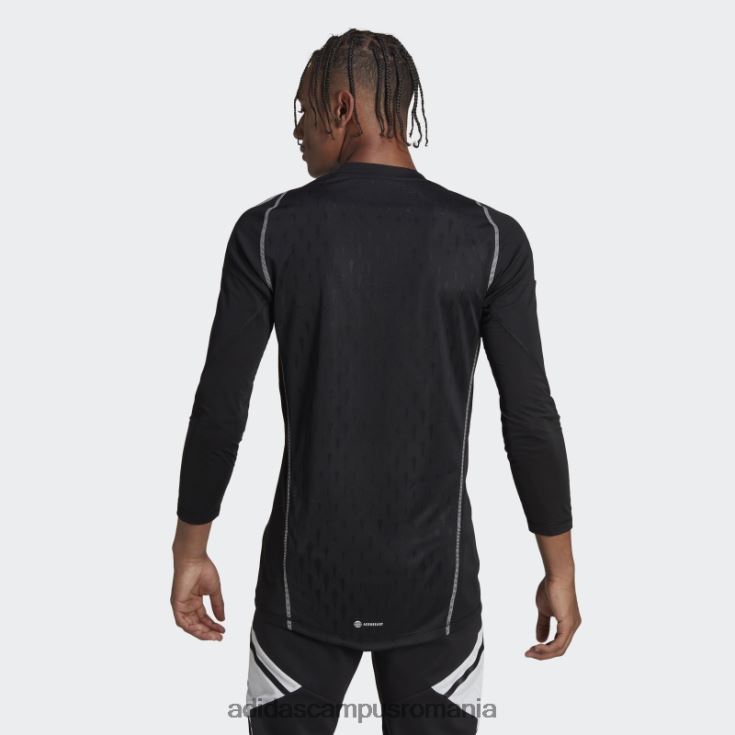 adidas campus romania tricou de portar negru Tiro 23 Pro cu mânecă lungă adidas bărbați negru J266N214097