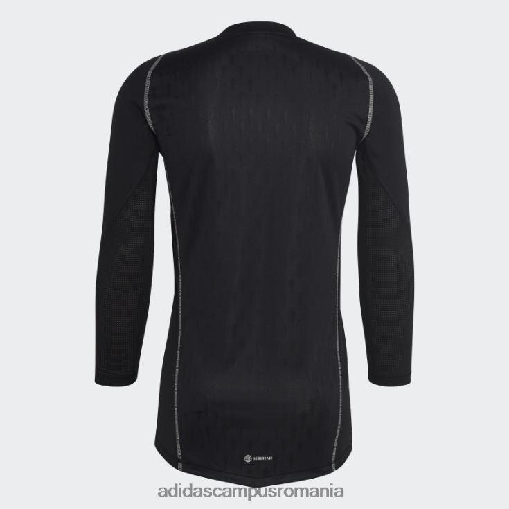 adidas campus romania tricou de portar negru Tiro 23 Pro cu mânecă lungă adidas bărbați negru J266N214097