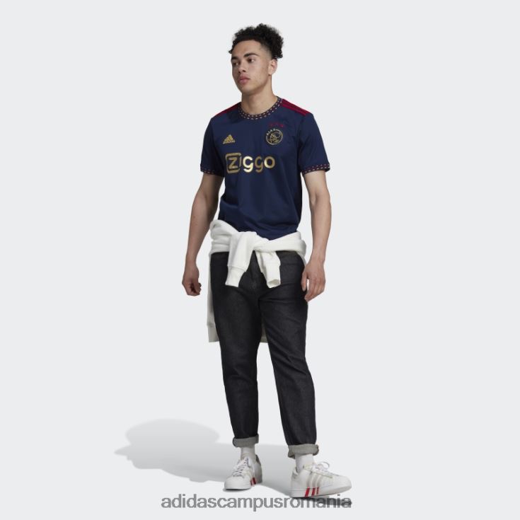 adidas campus romania tricou deplasare ajax amsterdam 22/23 bleumarin bărbați albastru marin J266N21064