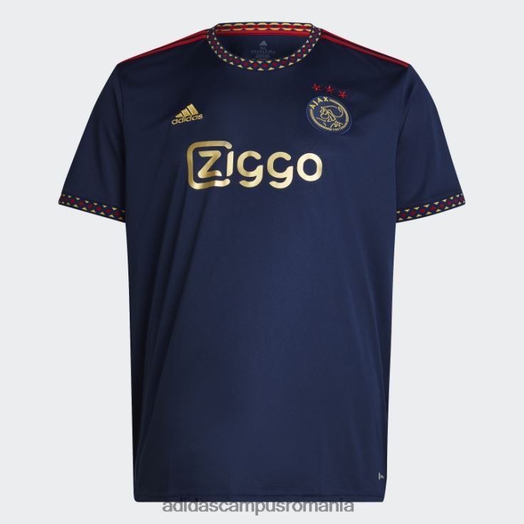 adidas campus romania tricou deplasare ajax amsterdam 22/23 bleumarin bărbați albastru marin J266N21064