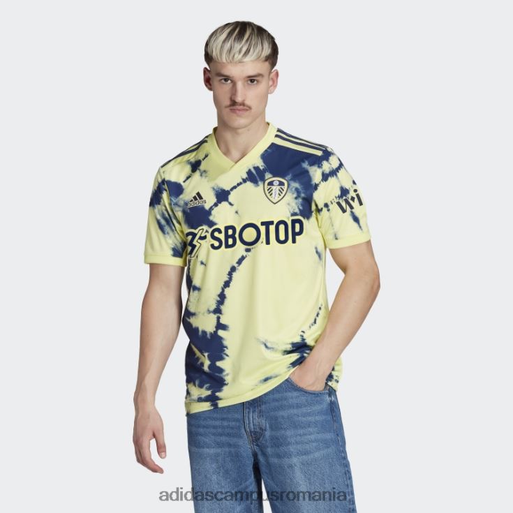 adidas campus romania tricou deplasare galben violet leeds united fc 22/23 bărbați galben violet J266N213499