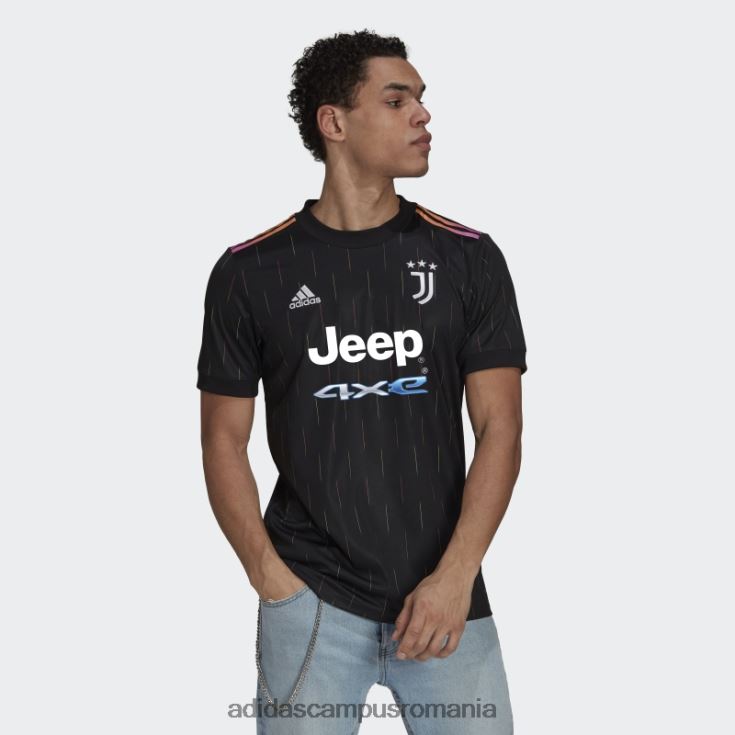 adidas campus romania tricou deplasare juventus 21/22 negru adidas bărbați negru J266N215042