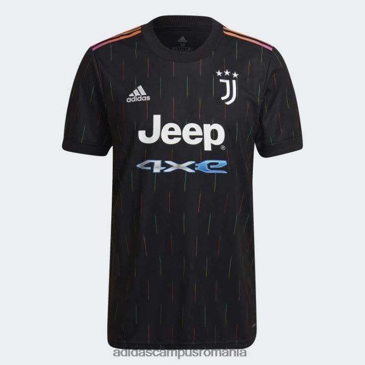 adidas campus romania tricou deplasare juventus 21/22 negru adidas bărbați negru J266N215042