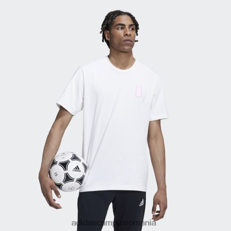 adidas campus romania tricou din bumbac, stil de viață, alb bărbați alb J266N214413