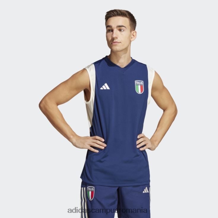 adidas campus romania tricou fără mâneci tiro 23 albastru închis italia bărbați albastru inchis J266N214219