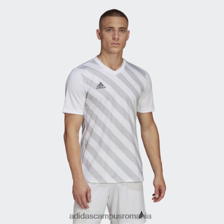 adidas campus romania tricou grafic alb entrada 22 bărbați alb/gri deschis J266N214273