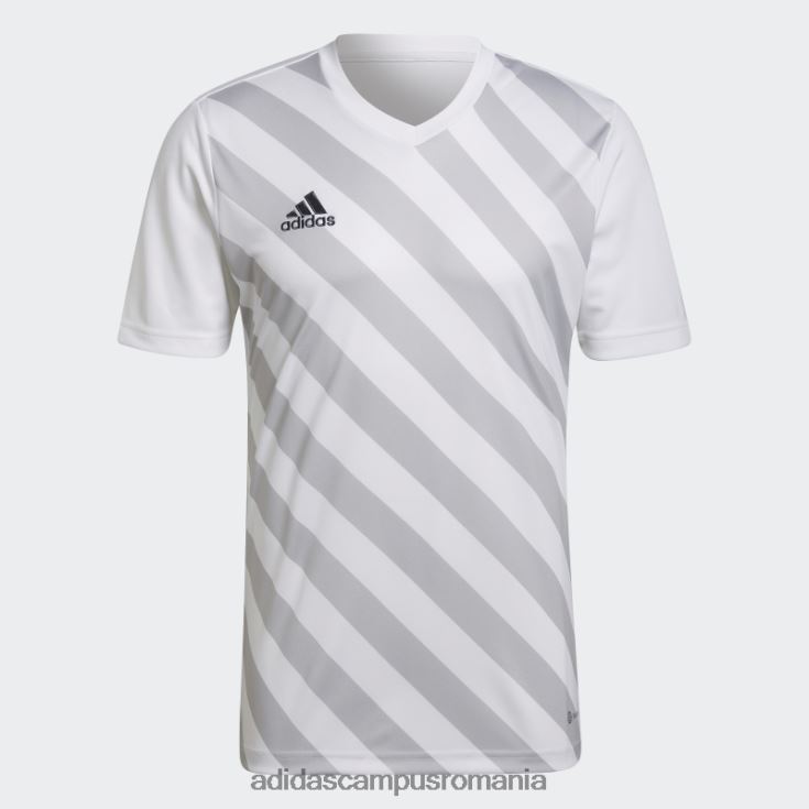 adidas campus romania tricou grafic alb entrada 22 bărbați alb/gri deschis J266N214273