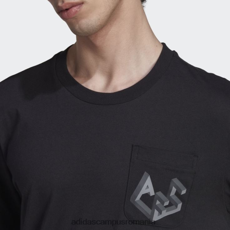 adidas campus romania tricou grafic arsenal negru bărbați negru J266N215218