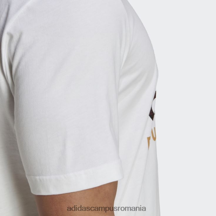adidas campus romania tricou grafic german ADN alb adidas bărbați alb negru J266N26864