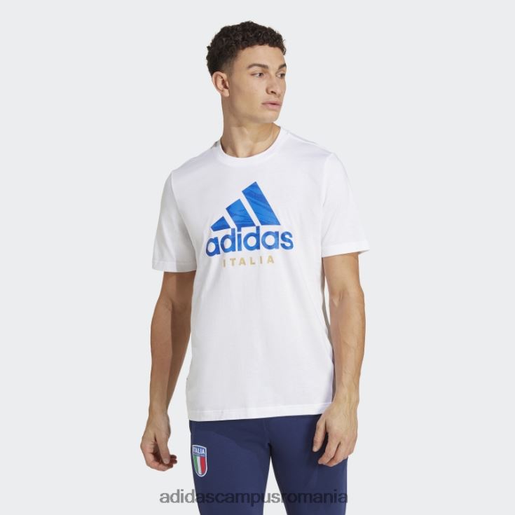 adidas campus romania tricou grafic italia alb adidas bărbați alb J266N26228
