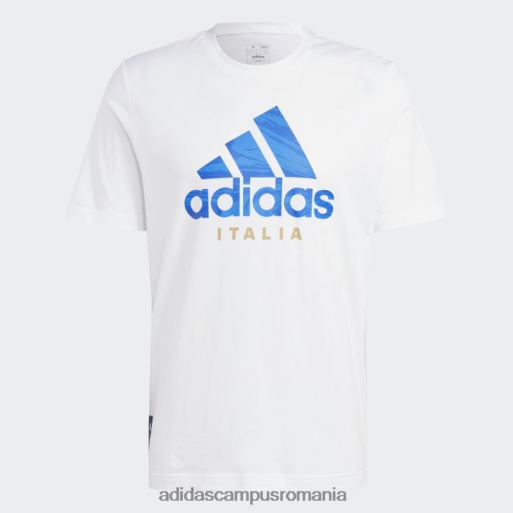 adidas campus romania tricou grafic italia alb bărbați alb J266N215230