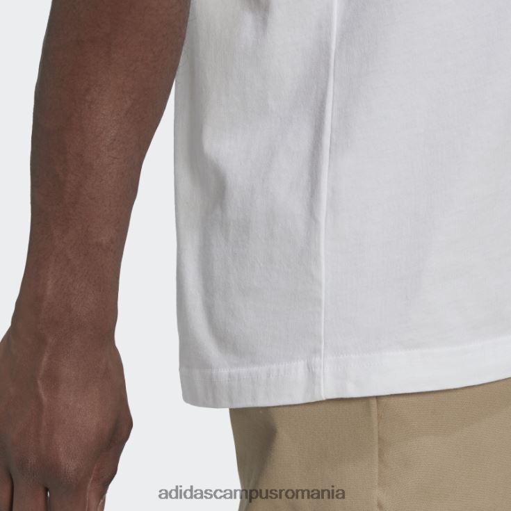 adidas campus romania tricou grafic manchester united dna alb bărbați alb J266N213904