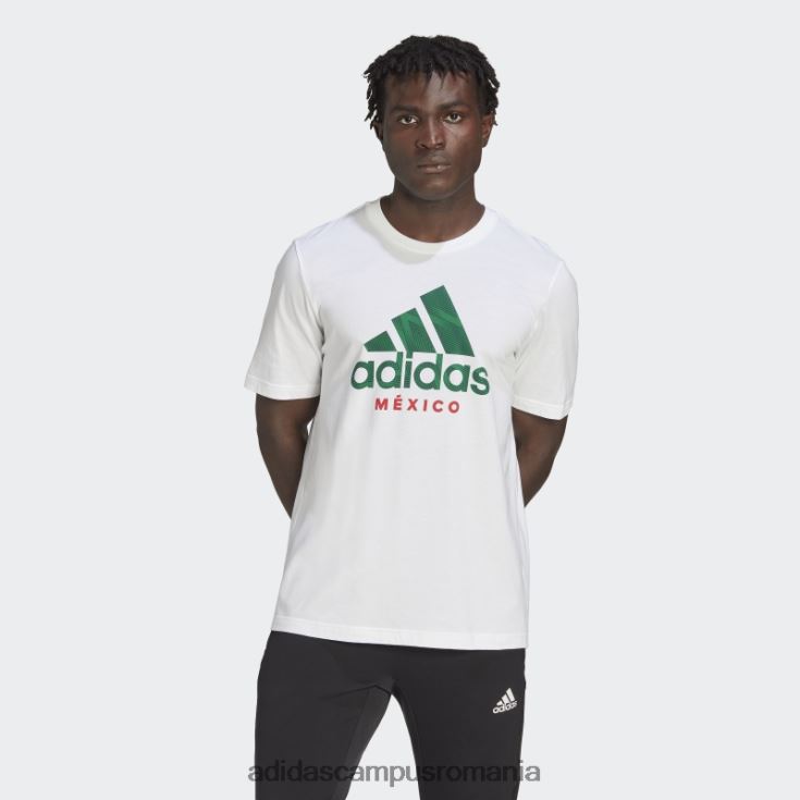 adidas campus romania tricou grafic mexic alb adidas bărbați alb J266N27164