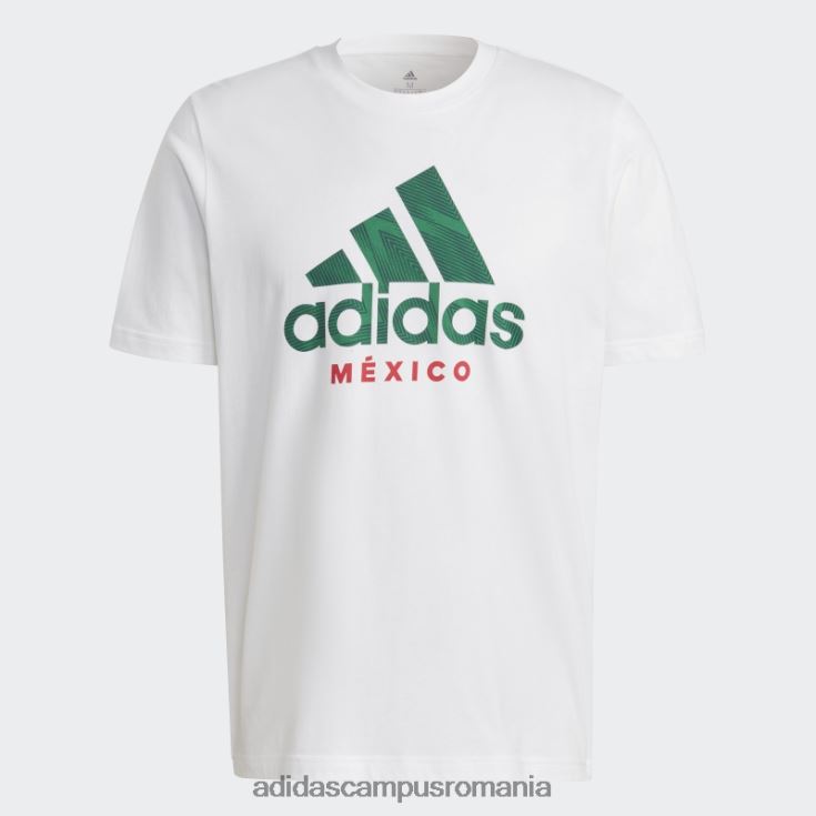 adidas campus romania tricou grafic mexic alb adidas bărbați alb J266N27164