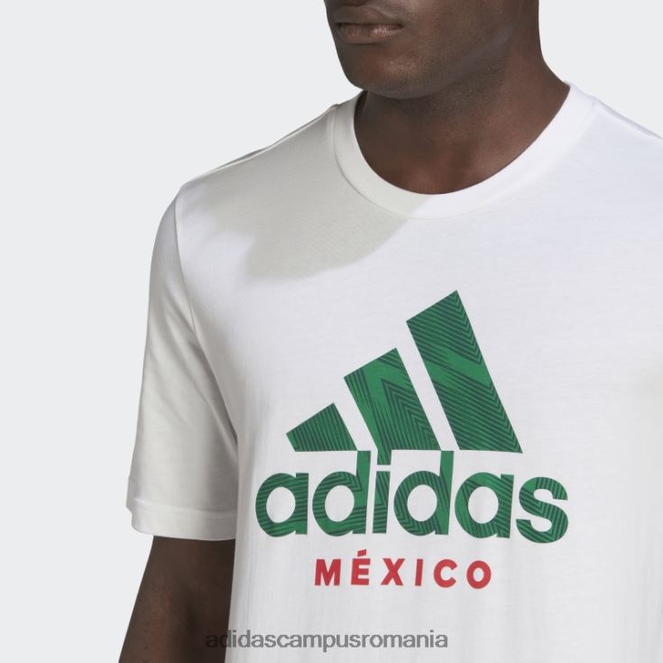 adidas campus romania tricou grafic mexic alb adidas bărbați alb J266N27164