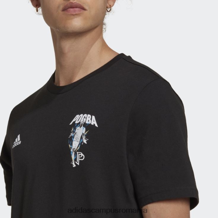 adidas campus romania tricou grafic pogba football icon negru adidas bărbați negru J266N26966