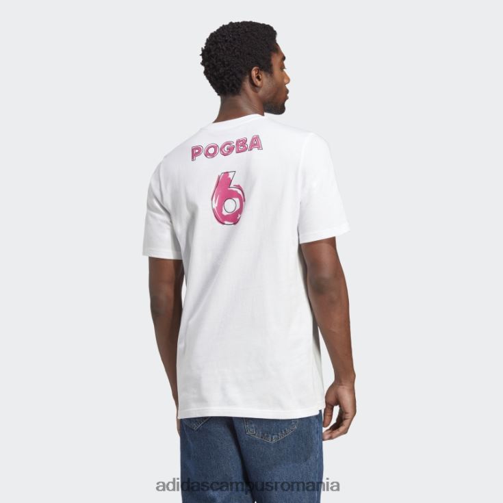 adidas campus romania tricou grafic pogba icon alb adidas bărbați alb J266N213860