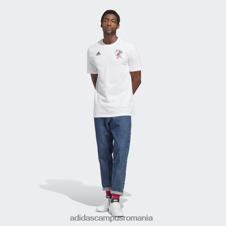 adidas campus romania tricou grafic pogba icon alb adidas bărbați alb J266N213860