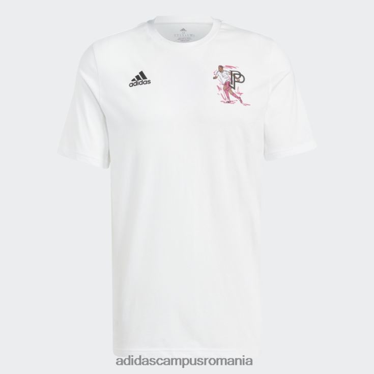 adidas campus romania tricou grafic pogba icon alb adidas bărbați alb J266N213860