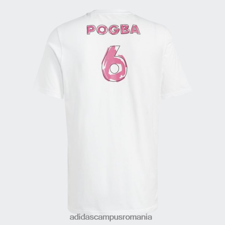 adidas campus romania tricou grafic pogba icon alb adidas bărbați alb J266N213860