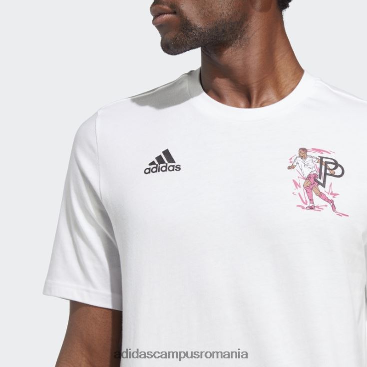adidas campus romania tricou grafic pogba icon alb adidas bărbați alb J266N213860