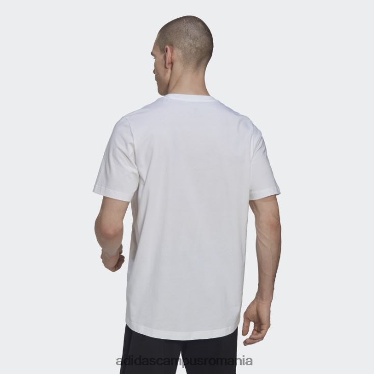 adidas campus romania tricou grafic spania alb bărbați alb J266N26847
