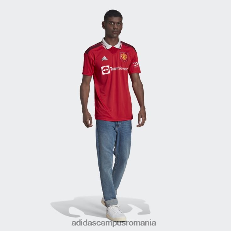 adidas campus romania tricou home manchester united 22/23 roșu real adidas bărbați roșu adevărat J266N213080