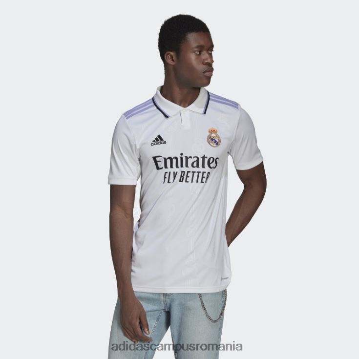 adidas campus romania tricou home real madrid 22/23 alb adidas bărbați alb J266N213110