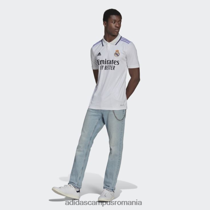 adidas campus romania tricou home real madrid 22/23 alb adidas bărbați alb J266N213110