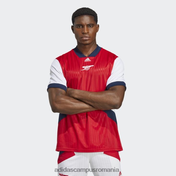 adidas campus romania tricou icoană arsenal stacojiu adidas bărbați stacojiu J266N26003