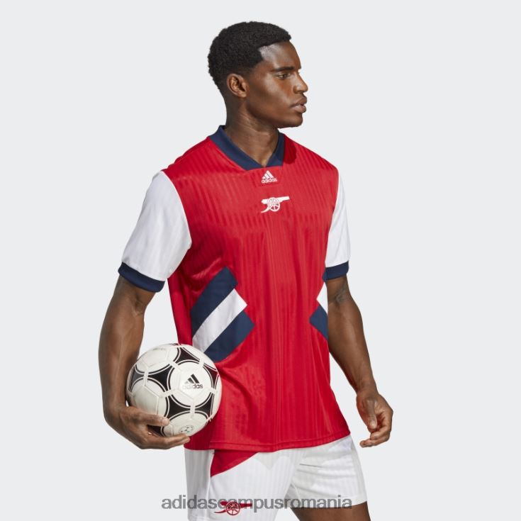 adidas campus romania tricou icoană arsenal stacojiu adidas bărbați stacojiu J266N26003